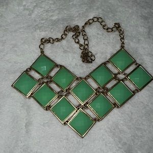 Turquoise & Gold Necklace